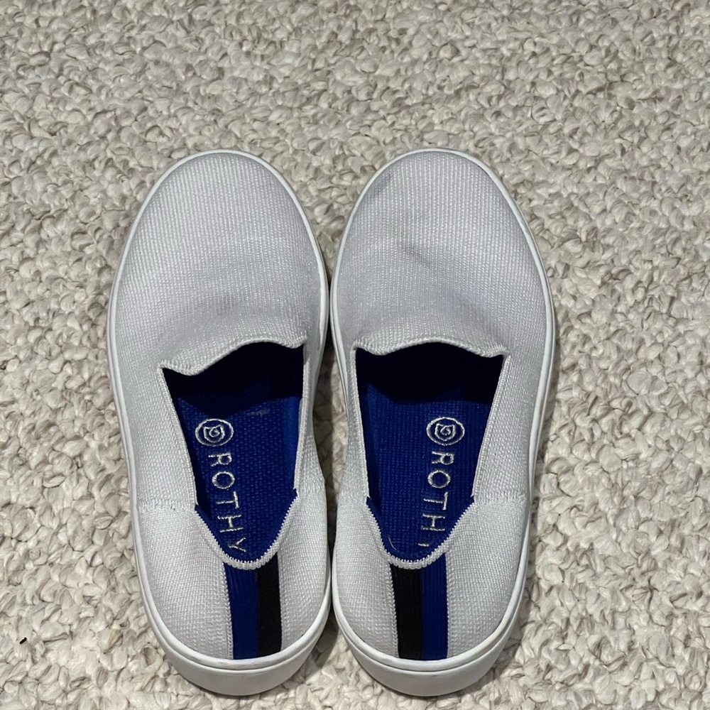 White Rothy’s The Original Slip On Sneaker